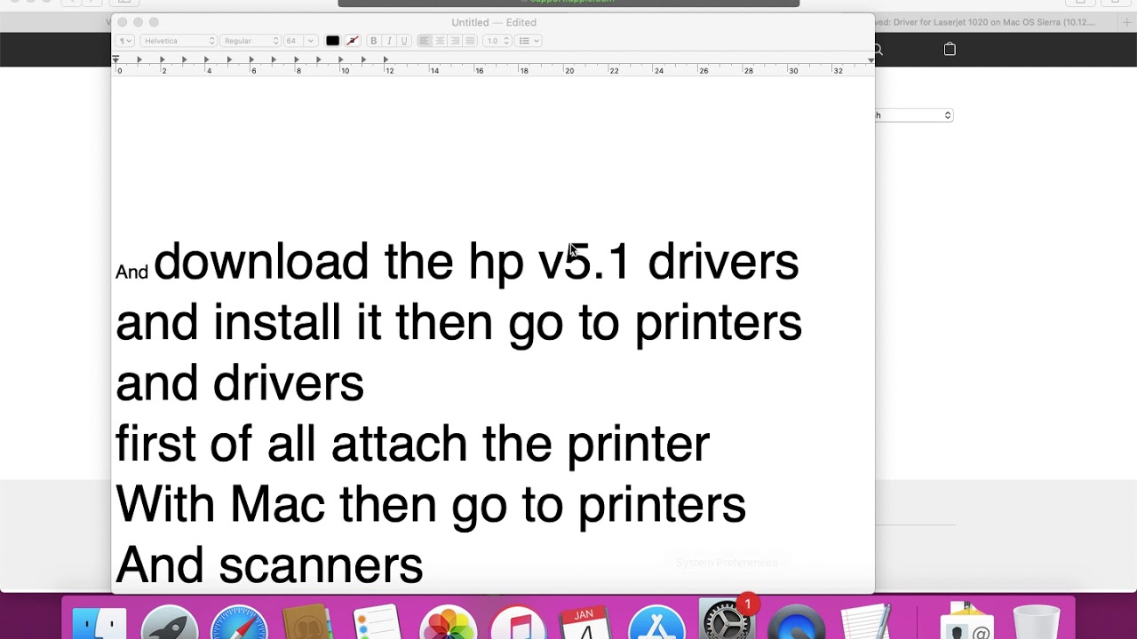 Hp Laserjet 1020 Drivers For Mac Os
